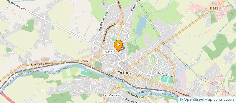 localisation de l'entreprise SCI DUFAU  ORTHEZ