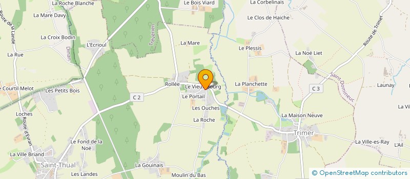 localisation de l'entreprise SCI DUFEE  BECHEREL