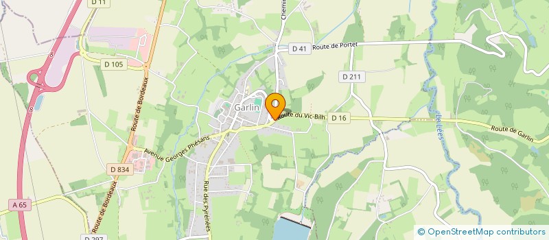 localisation de l'entreprise SCI DUFFORT  PORTET