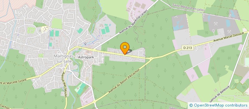 localisation de l'entreprise SCI DUFIS IMMOBILIER  MARTIGNAS-SUR-JALLE