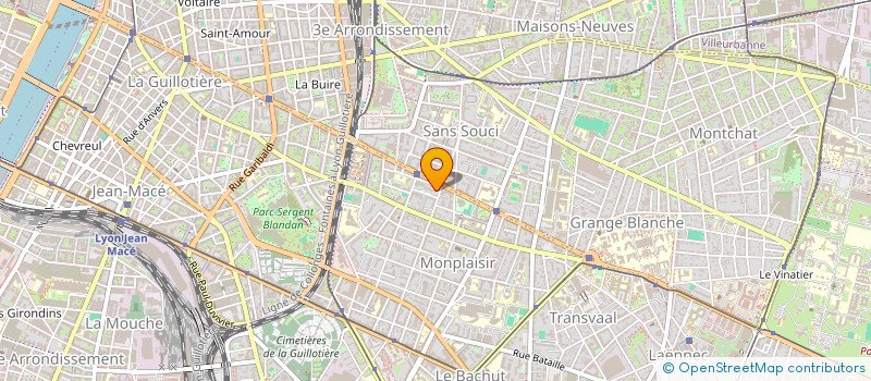 localisation de l'entreprise SCI DUFLO  LYON