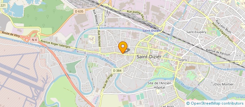 localisation de l'entreprise SCI DUFOUR à SAINT-DIZIER