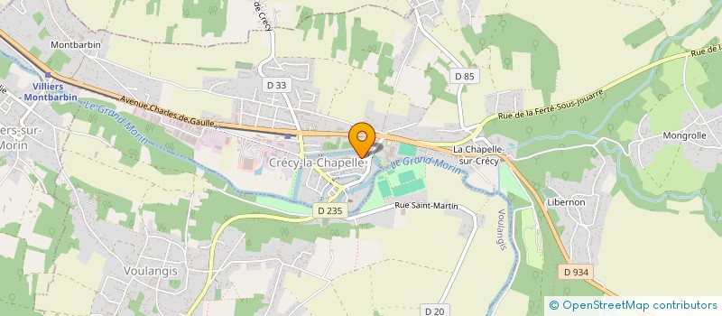 localisation de l'entreprise SCI DUFOUR  CRECY-LA-CHAPELLE