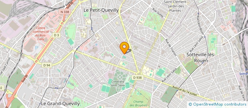localisation de l'entreprise SCI DUFOUR à LE PETIT-QUEVILLY