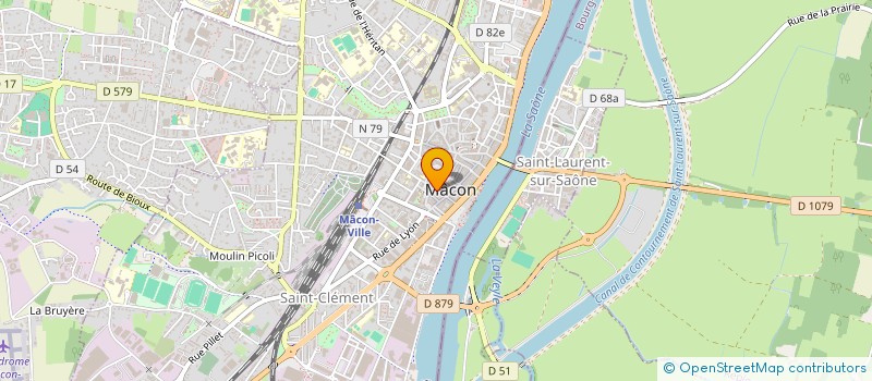 localisation de l'entreprise SCI DUFOUR CHATILLON  MACON