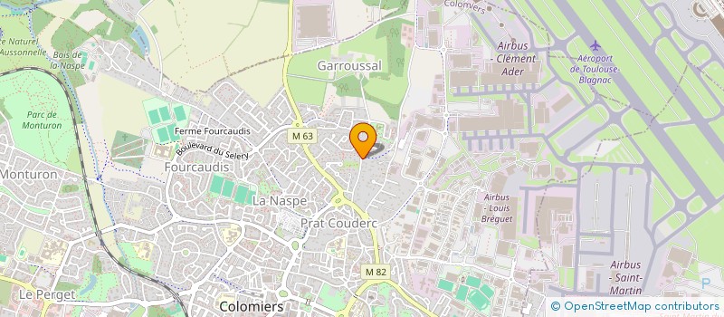 localisation de l'entreprise SCI DUFOUR LABIA à COLOMIERS
