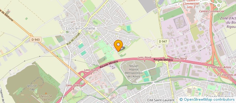 localisation de l'entreprise SCI DUFOUR LEFEVRE  LOOS-EN-GOHELLE