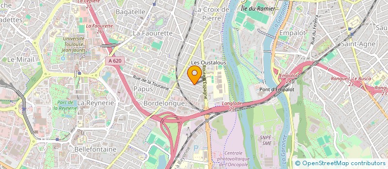 localisation de l'entreprise SCI DUFOURG 250 à TOULOUSE