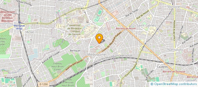 localisation de l'entreprise SCI DUFRANC  BORDEAUX