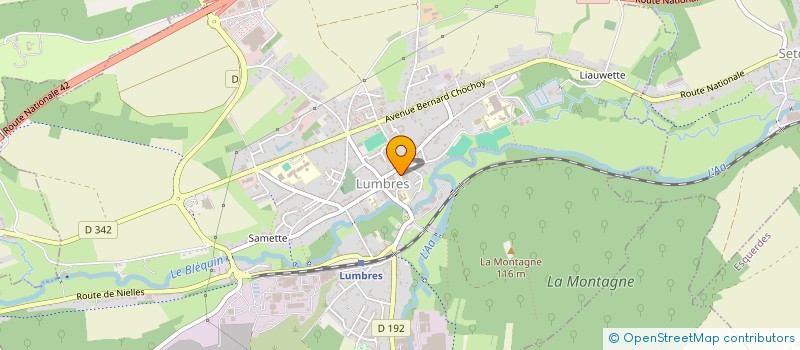 localisation de l'entreprise SCI DUFRENNE  LUMBRES