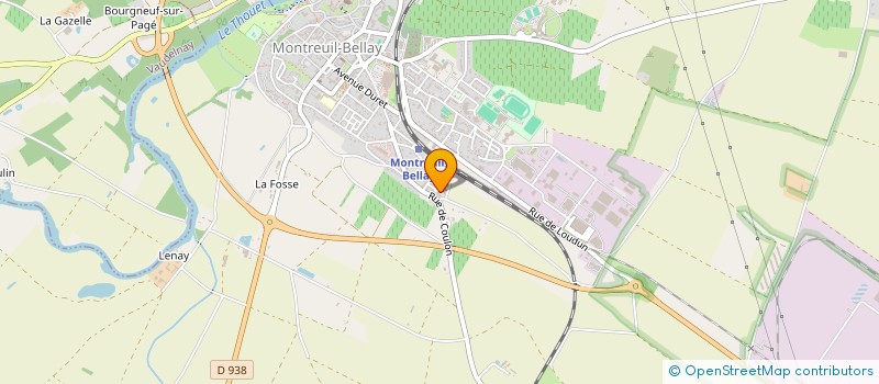 localisation de l'entreprise SCI DUFRESNE  MONTREUIL-BELLAY