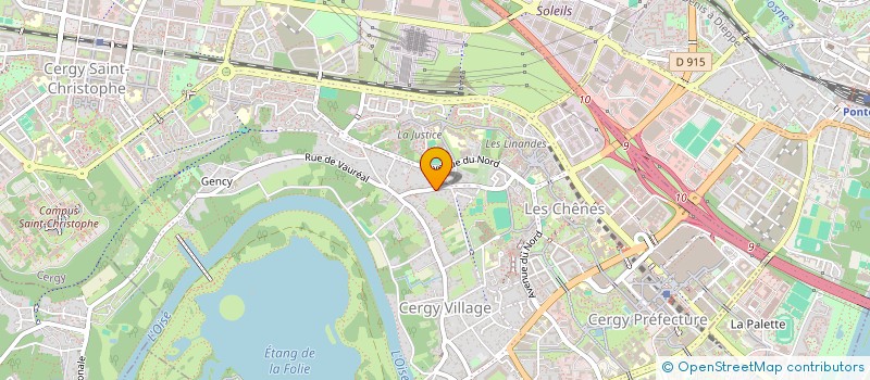 localisation de l'entreprise SCI DUFRESNE  CERGY