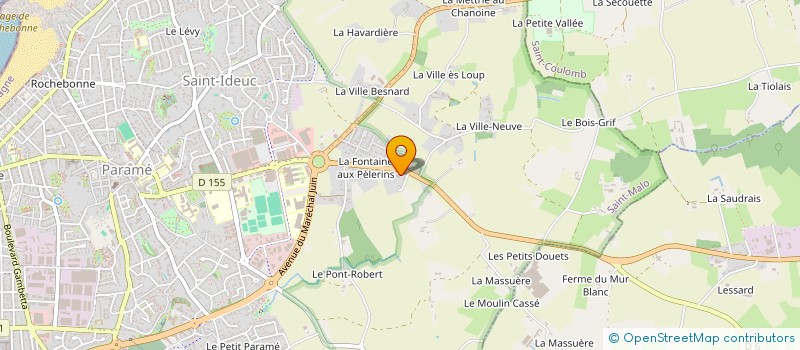 localisation de l'entreprise SCI DUFRIEN OUTIN  SAINT-MALO