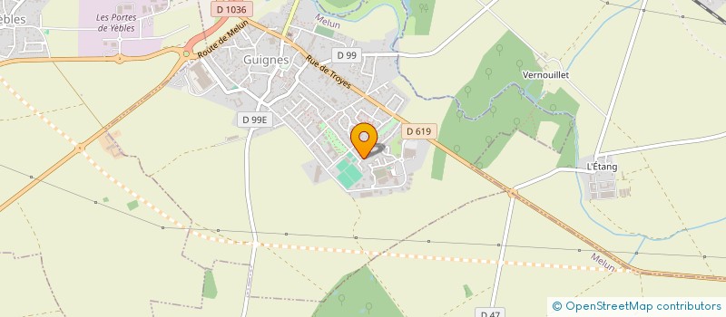 localisation de l'entreprise SCI DUFSAN  GUIGNES