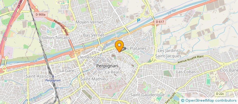 localisation de l'entreprise SCI DUFY  PERPIGNAN