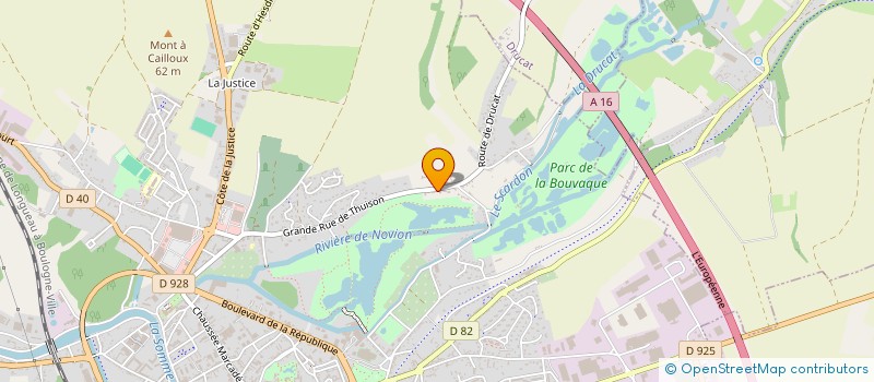 localisation de l'entreprise SCI DUGABOB à ABBEVILLE
