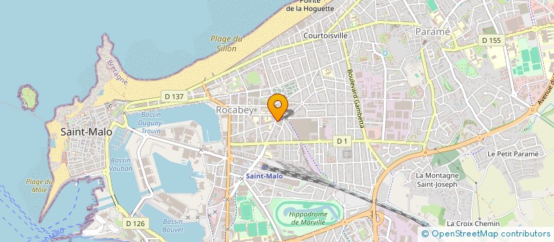 localisation de l'entreprise SCI DUGAJES  SAINT-MALO