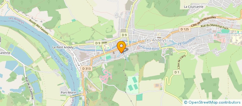 localisation de l'entreprise SCI DUGARD-DANIEL  ORBEC