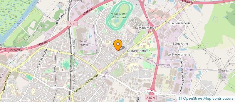 localisation de l'entreprise SCI DUGAST  ECOUFLANT