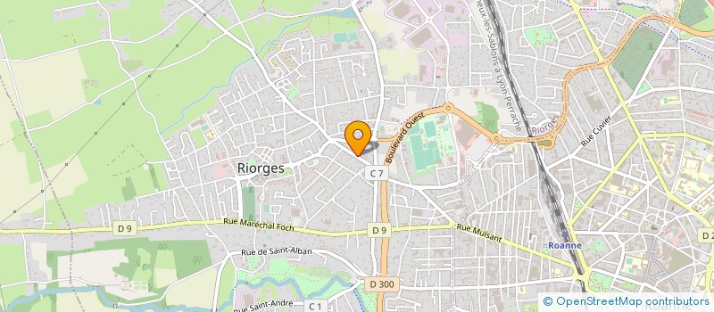 localisation de l'entreprise SCI DUGELAY à RIORGES
