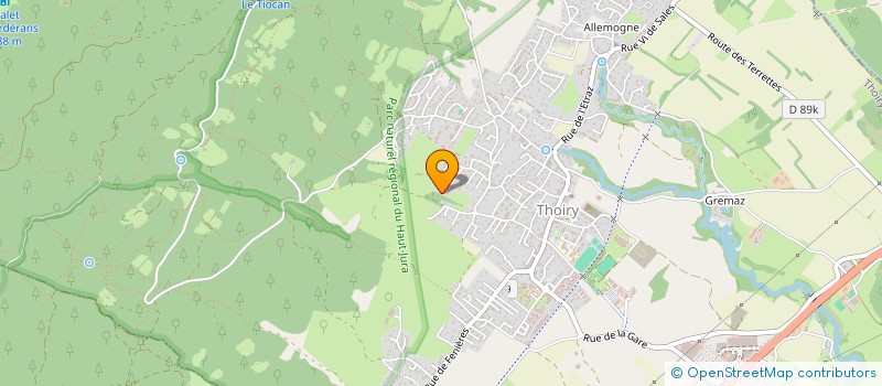 localisation de l'entreprise SCI DUGESMOLAIN  THOIRY