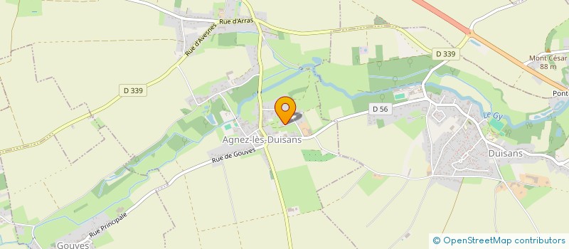 localisation de l'entreprise SCI DUGI  AGNEZ-LES-DUISANS
