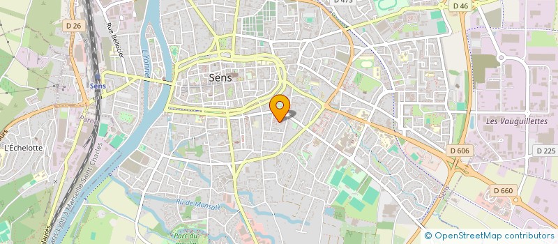 localisation de l'entreprise SCI DUGOUTAGE à SENS
