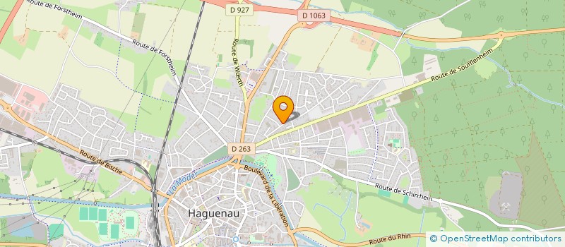 localisation de l'entreprise SCI DUGROSCHENE  HAGUENAU