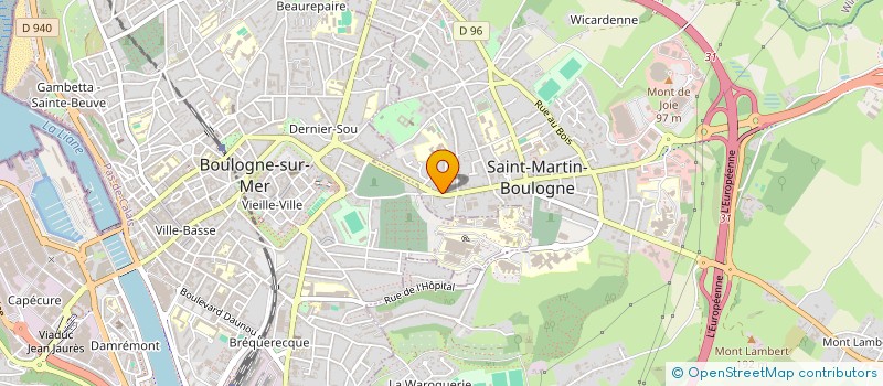localisation de l'entreprise SCI DUGUAY  BOULOGNE-SUR-MER