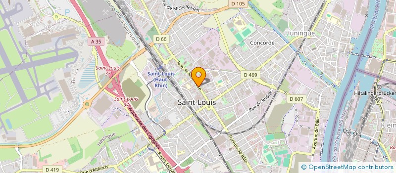 localisation de l'entreprise SCI DUGUAY TROUIN  SAINT-LOUIS