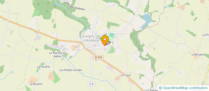 localisation de l'entreprise SCI DUGUAY TROUIN à JUVIGNY VAL D'ANDAINE