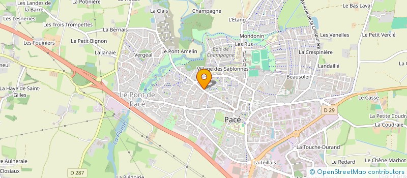 localisation de l'entreprise SCI DUGUE à PACE