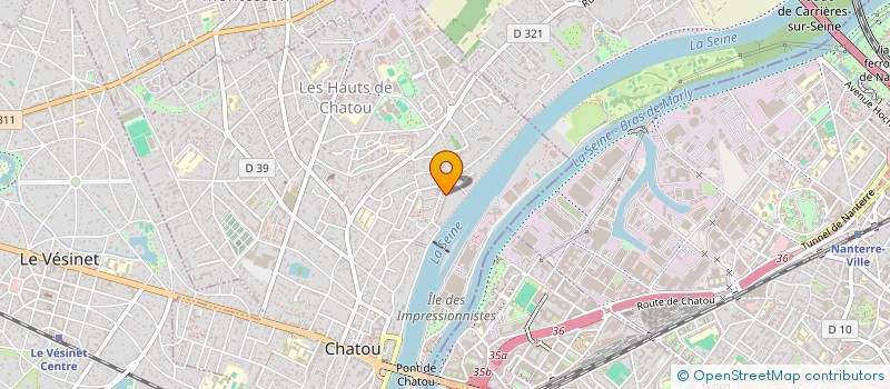 localisation de l'entreprise SCI DUGUE  CHATOU