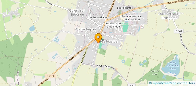 localisation de l'entreprise SCI DUGUENET à BELLEGARDE