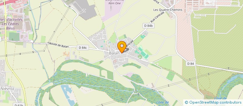 localisation de l'entreprise SCI DUGUESCLIN 123 à BALAN