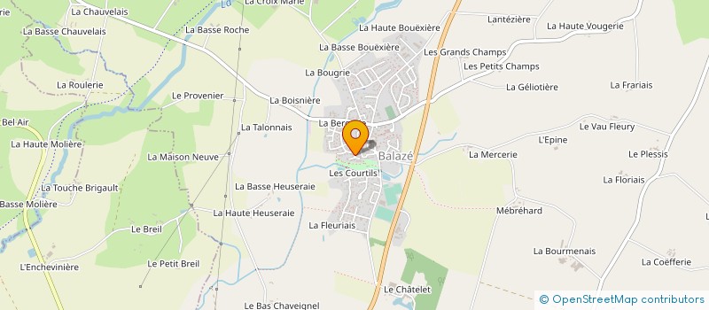 localisation de l'entreprise SCI DUGUESCLIN  VITRE