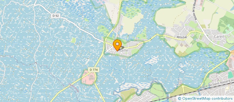 localisation de l'entreprise SCI DUGUESCLIN  GUERANDE