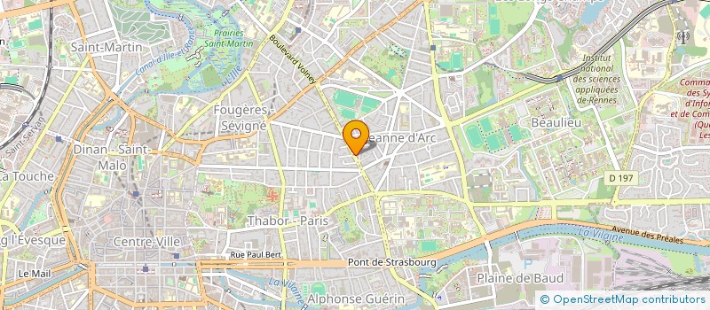 localisation de l'entreprise SCI DUGUESCLIN à RENNES