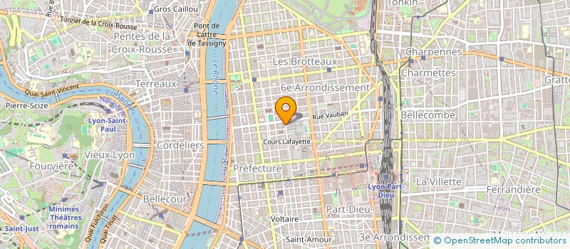 localisation de l'entreprise SCI DUGUESCLIN  LYON