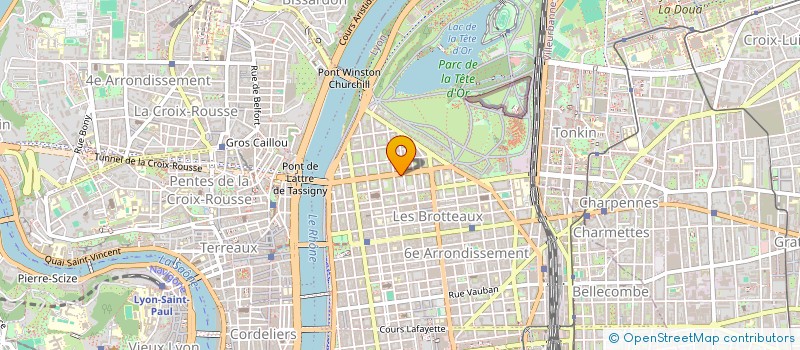 localisation de l'entreprise SCI DUGUESCLIN-PART DIEU  LYON