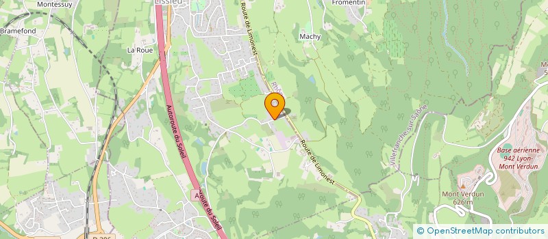 localisation de l'entreprise SCI DUGUESCLIN PM  LISSIEU