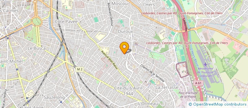 localisation de l'entreprise SCI DUGUET - LEISSLER à TOULOUSE