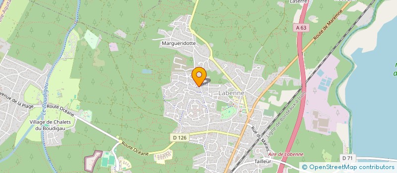 localisation de l'entreprise SCI DUHA-MICHAUX à LABENNE