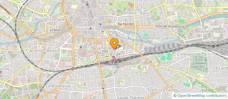 localisation de l'entreprise SCI DUHAMEL 30  RENNES
