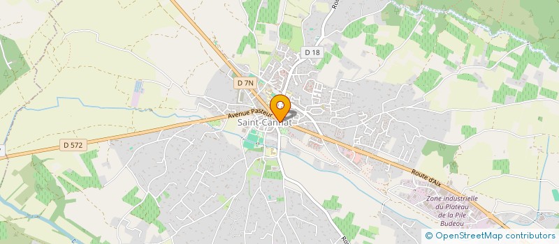 localisation de l'entreprise SCI DUHAMEL  SAINT-CANNAT