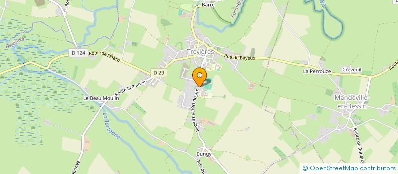 localisation de l'entreprise SCI DUHAMEL  TREVIERES