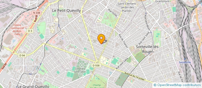 localisation de l'entreprise SCI DUHAMEL BROS  LE PETIT-QUEVILLY