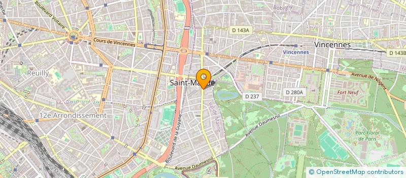 localisation de l'entreprise SCI DUHAUBOIS à SAINT-MANDE