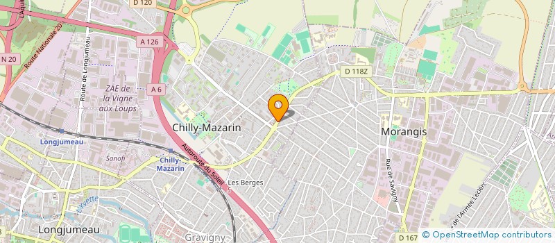 localisation de l'entreprise SCI DUHEN ET DUARTE à CHILLY-MAZARIN