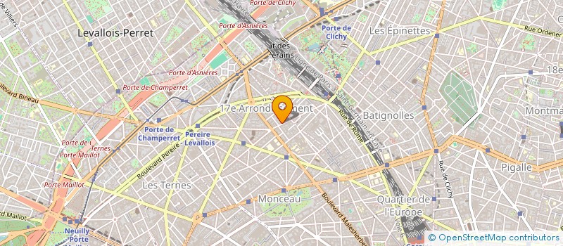 localisation de l'entreprise SCI DUHESME 87  PARIS